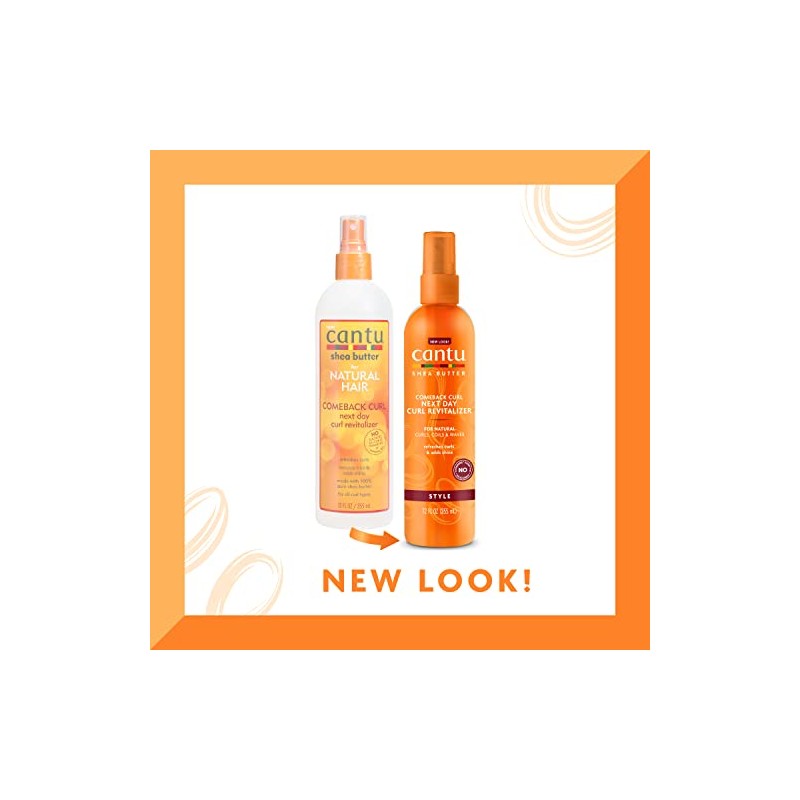 Cantu Comeback Next Day Curl Revitalizer, 12 Fluid Ounce