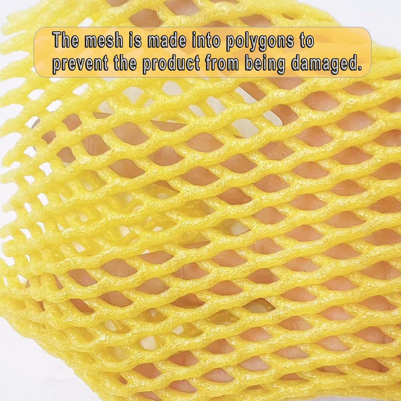 Fruit Protection Mesh Bags, Foam Mesh Keep Safe Sleeves14x7cm, 50PCS