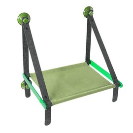 Cat Bed Window Removable Washable Cat Window Perch Swing Hammock with Strong Suction Cups for Pets Green