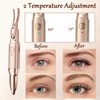 2 in 1 Heated Eyelash Curlers and Eyebrow Trimmer for