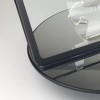 MotorVehicleParts Powder Coated Matte Black Stainless Steel License Plate Frame