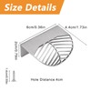 MOROBOR Stainless Steel Finger Edge Pulls, 4pcs Leaf Shaped Cabinet