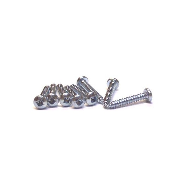 #10 x 2" Type AB Sheet Metal Screws/Square/Pan Head/Steel/Zinc /