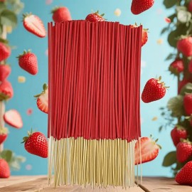 6 Fruit Flavored Incense Sticks 25.5cm/10.04in Rich Aromas Cantaloupe Strawberry for Aromatherapy Diffuser Incense Holdersquantity: 6pcs
