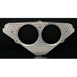 Dolphin Gauges 1955 1956 1957 1958 1959 Chevy Truck 2 Hole Gauge Dash Panel Engine Truned