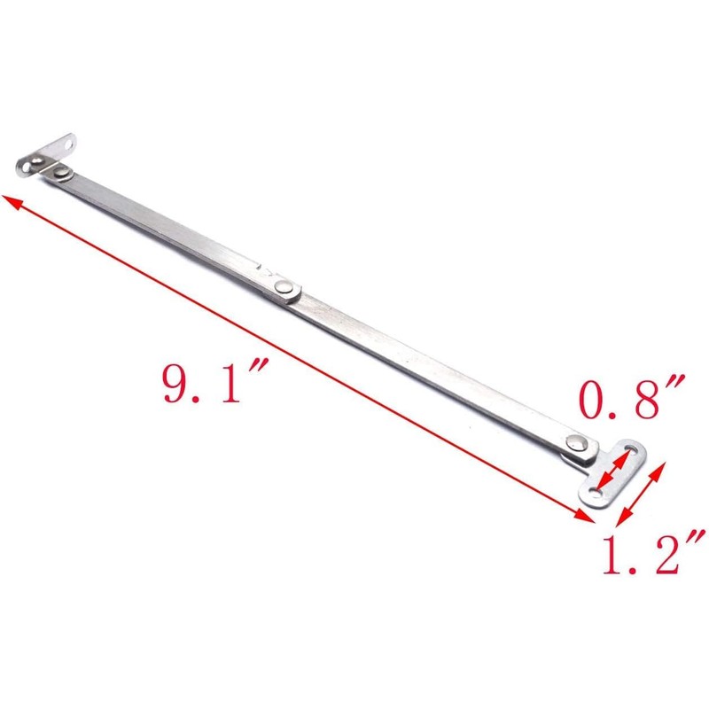 MY MIRONEY Stainless Steel 180 Degree Rotatable Folding Lid Support