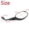 Mokuo GY6 scooter Rearview Mirrors 8mm Fit for Sunl TaoTao