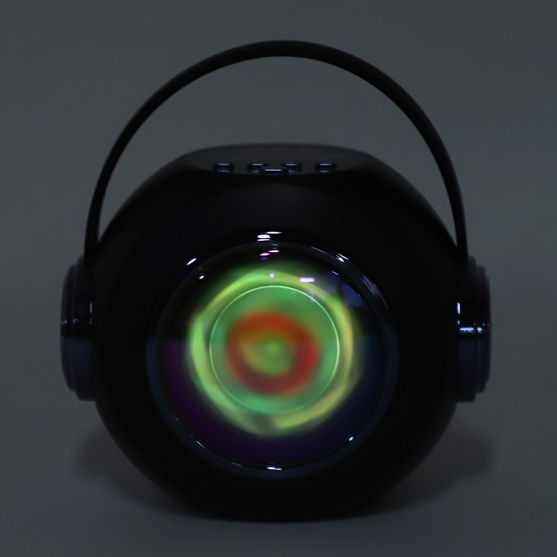 Bluetooth Mics Speaker Set with Colourful Light Effect Noise Reduction