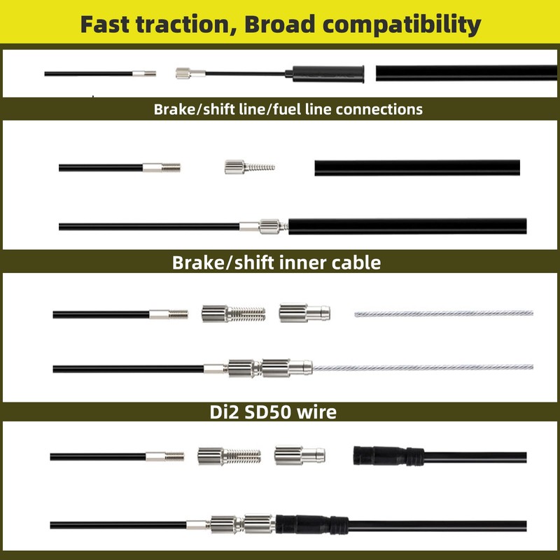 FSWWSF Bicycle Internal Cable Management Tool Cable Routing Kit for