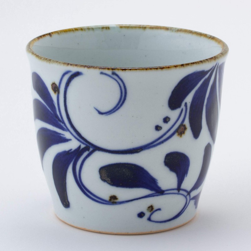 Nishiki Pottery Hasami Ware "Karakusa" Buckwheat Pork 14500