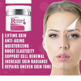 CREMA DE COLÁGENO PÉPTIDO ANTIENVEJECIMIENTO RETINOL + ÁCIDO HIALURÓNICO + VITAMINA C