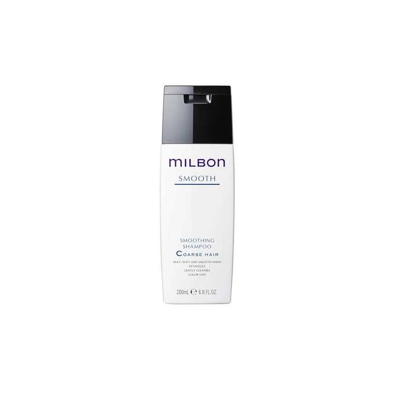Milbon- Champú suavizante para cabello grueso, 6,8 oz