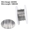sourcing map 0.32 mm 28AWG Heating Resistance Cable Nichrome Wires