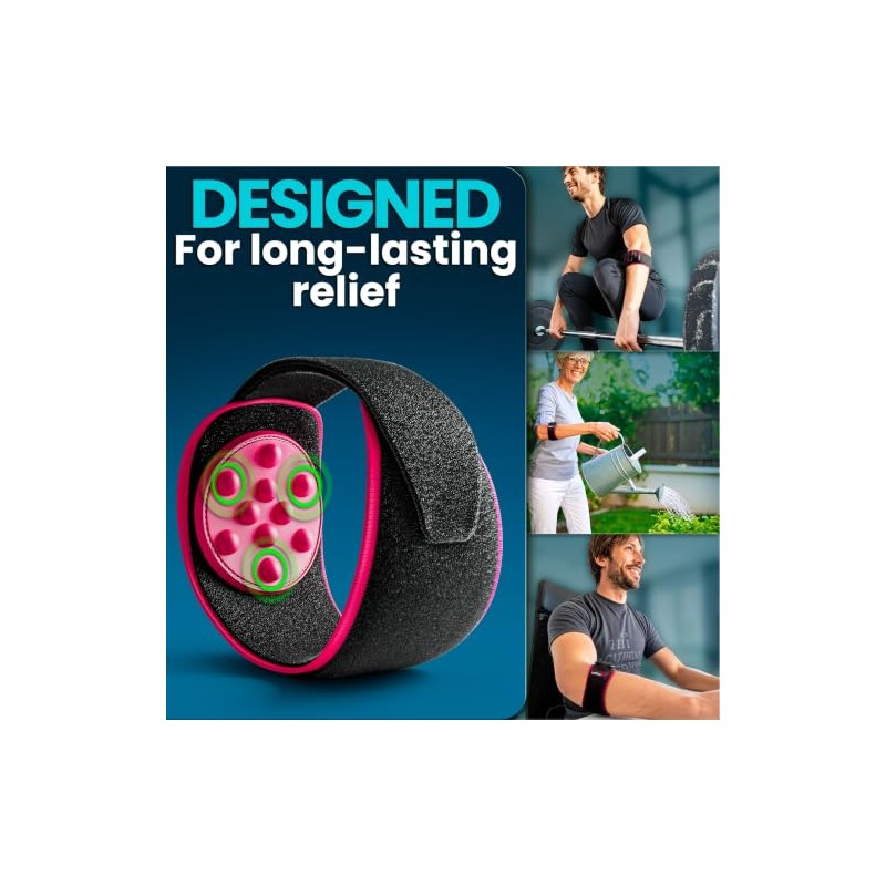 NativoDex Tennis Elbow Support Strap for Men & Women, Golfers