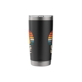 Lung Logic: Vintage Sunset Puzzle Piece Stainless Steel Insulated Tumbler