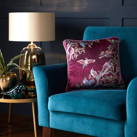 Laurence Llewelyn-Bowen - Birdity Absurdity - Cushion Cover - 43 x 43cm in Pink