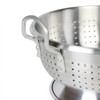 Excellante Aluminum Colander with Base and Handle, Heavy Duty, 16