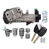 MOTOKU Complete Set Ignition Switch Cylinder Door Lock Key Shell