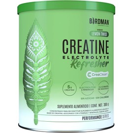 "Birdman Creatine Electrolyte Refresher 300g | 30 Porciones | Sabor Lemon Twist | Creatina + Electrolitos + Magnesio"