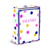 Graphique Best Day Ever Boxed Notecards, 16 Colorful Polka-Dotted"Thanks" Message