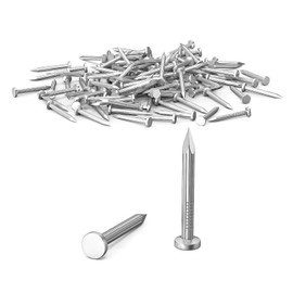 ORTAVA Pack of 100 Steel Nails, Nails for Concrete Walls, Galvanised, Nail Woodworking Brick, Universal Use Indoor and Outdoor Use (30 mm)