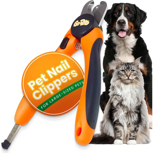 GoPets Nail Clipper for Large Sized Pets, Quick Sensor Safety