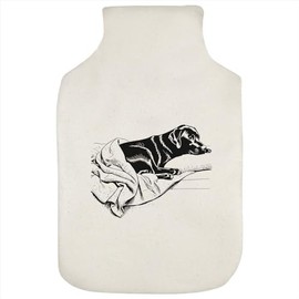 'Black Labrador Retriever' Hot Water Bottle Cover (HW00034520)