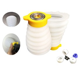 Dust Catcher for Drill, Drill Dust Collector, Rubber Scalable Drilling Dust Cover Collector for Ceiling Electric Hammer Hand Hammer Drill Hole Saw Dust Tray, Dustproof Tool by Drill Power Tool