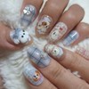 (Limited quantity‼️) Cutie Po Ganadi handmade nail tips - short