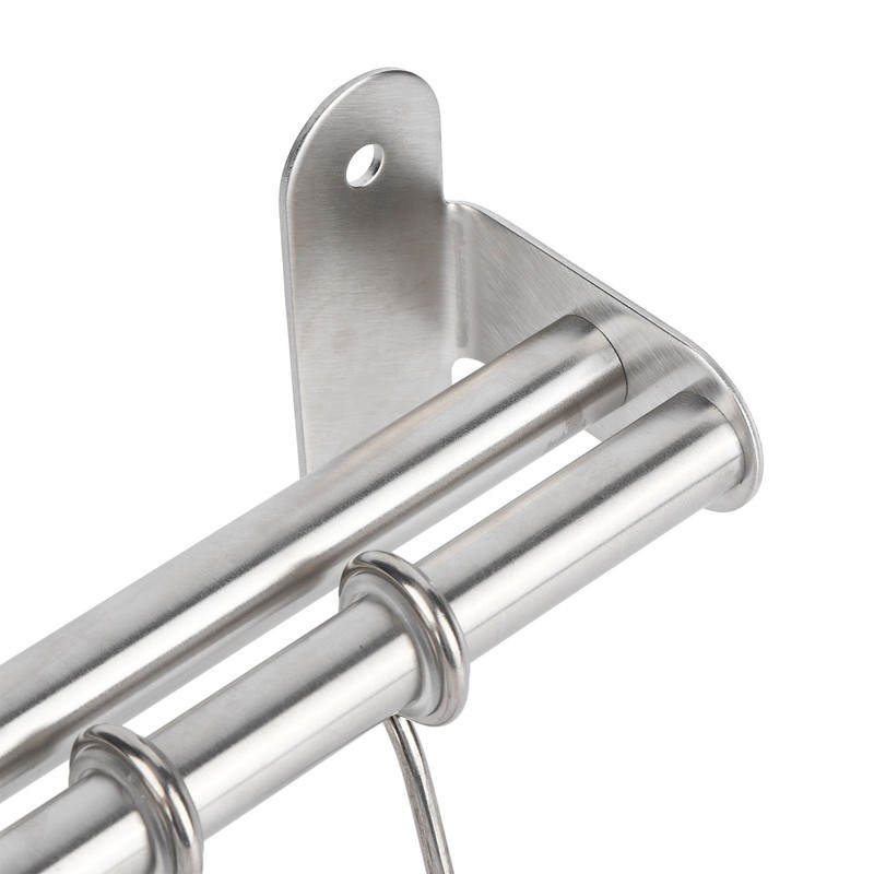 Wall Mounted Storage Shelves Pot Lid Rack Utensil Hanger Hook