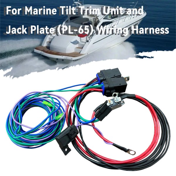 Unbranded Universal Wiring Harness for Marine Tilt Trim Unit Jack