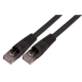 Pro Signal PSG91508 Snagless Cat6 UTP LSOH Ethernet Patch Lead, Black 0.2m
