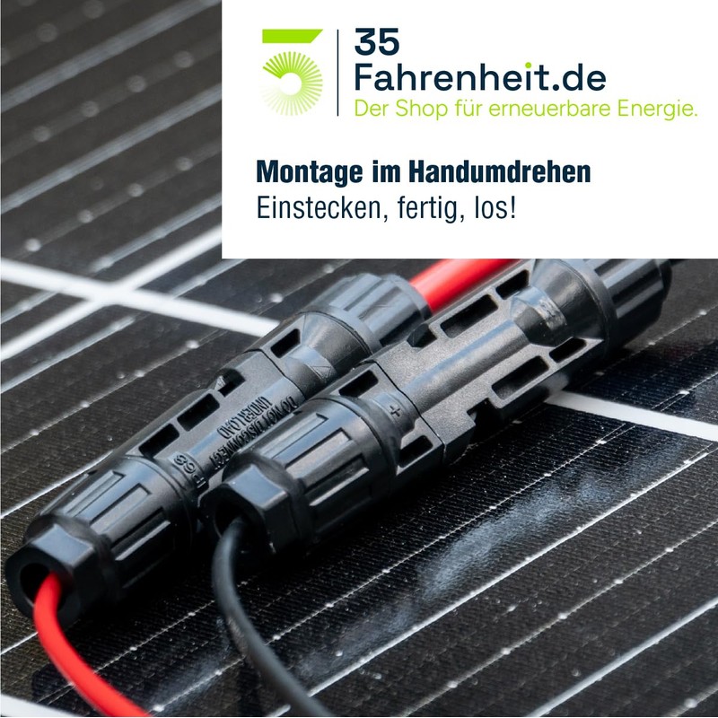 Solar Cable Duplex 5 m Set 6 mm² H1Z2Z2-K -