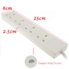 kenable 4 Gang Way UK 13A Trailing Socket Mains Power