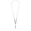 gorjana "Holiday" Power Gemstone Black Onyx/Gold Necklace