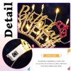 DRESBE Light Up Birthday Headband LED Rhinestone Birthday Queen Tiara