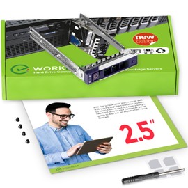WorkDone 2.5" Hard Drive Caddy Tray - Compatible for Dell PowerEdge Server and XC Series - 14th Generation R440 R640 R740 R740xd R840 R940 R6415 R7425 - DXD9H SSD SAS Hard Drive Caddy Tray