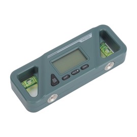 Digital Inclinometer Plastic ABS Magnetic Base Level Angle Measuring Gauge for Timber Processing Car Repair Dark Green