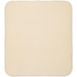 InterDesign iDry Kitchen Mat, 18 x 16 - Large, Wheat/Ivory