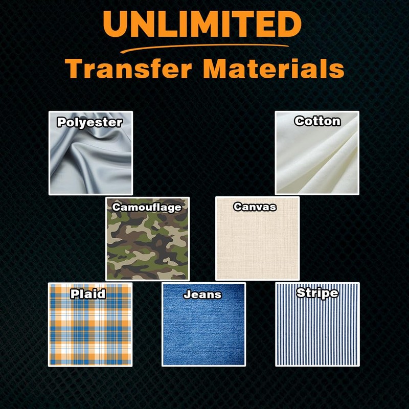 TransOurDream Tru-Iron on Transfer Paper for Dark Textiles(10 Sheets, A4)