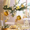 JUNEBRUSHS 600Pcs Christmas Ornament Hooks, Ornament Hangers with Snap Ornament