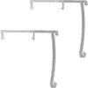 Cutelec Valance Clips 2pcs for 3-1/2"(89mm) Clear Color Vertical Blind