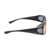 Medspex Fl011 Color Therapy Mood Glasses Black/Orange Photophobia Fluorescent Light