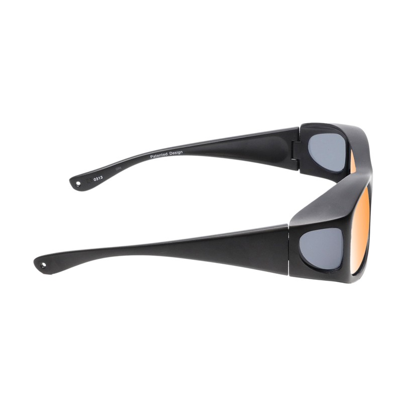 Medspex Fl011 Color Therapy Mood Glasses Black/Orange Photophobia Fluorescent Light