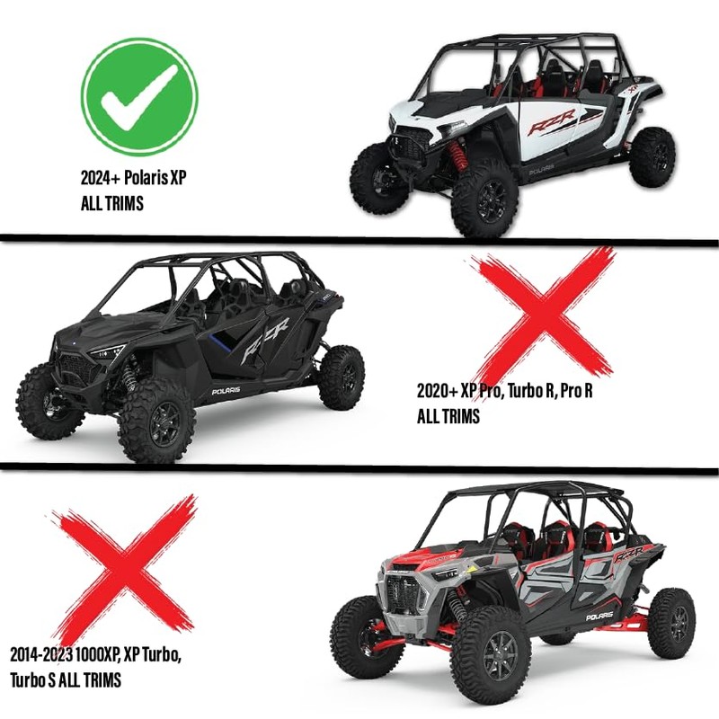 AAAA Aces Racing 2024+ Polaris XP Door Bags Storage Passenger