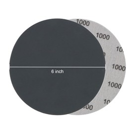 6 Inch 1000 Grit Sanding Discs, VIBRATITE 30 PCS Hook and Loop Wet Dry Sandpaper Round Sand Paper for Orbital Sander Automotive Wood Metal Sanding Polishing