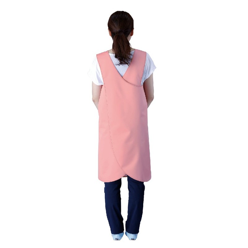 Footmark 403310 Bathing Care Apron, L-LL, Peach