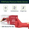 Light Burgundy Nitrile Disposable Gloves - 200 Count - 3