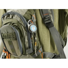 Kingfisher Fly Fishing Double Zinger Retractor with Tweezer
