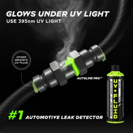 AutoLine Pro Smoke Fluid Brightest UV Glow Leak Tracing Solution for Automotive Smoke Machines (EVAP, Vacuum, and More) [Not for Ventus]